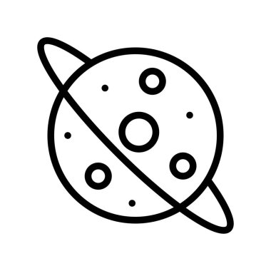 Astronomi vektörü, okul çizgisi tasarım simgesine geri dön