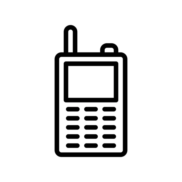 Vector Teléfono Celular Icono Estilo Línea Dispositivo Electrónico Carrera Editable — Archivo Imágenes Vectoriales