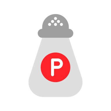 Biber karıştırıcı vektörü, Barbeküyle ilgili düz tasarım simgesi