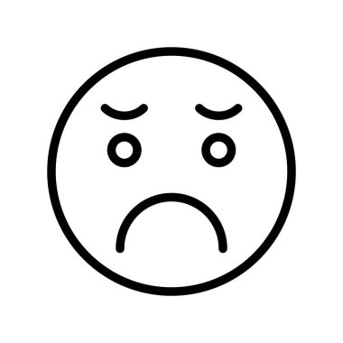 Duygusal vektör, Sosyal medya çizgi tasarım simgesi