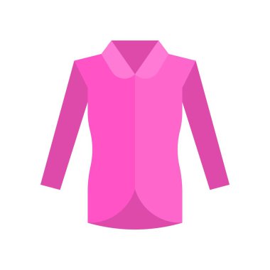 Kadınlar vektör illüstrasyonu, düz tasarım simgesi