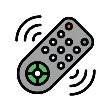 Televizyonlar ve teknoloji, ilgili vektörler, düzenlenebilir vuruşlarda,