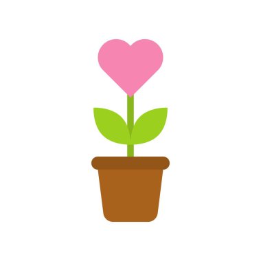 vektör, Valentine ve aşkla ilgili düz biçim simgesi