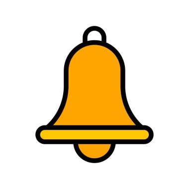 Çan vektörü, Sosyal medya doldurulmuş biçim düzenlenebilir vuruş simgesi