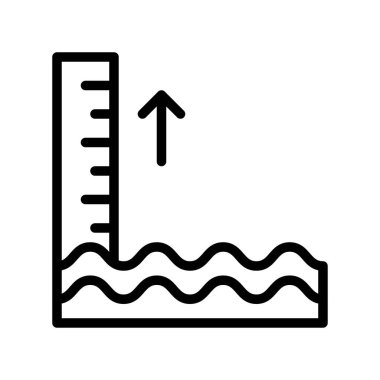 lineal tarzda ölçek vektörü olan iklim ile ilgili su dalgaları
