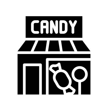 Vektör illüstrasyonu, izole edilmiş katı tasarım simgesi