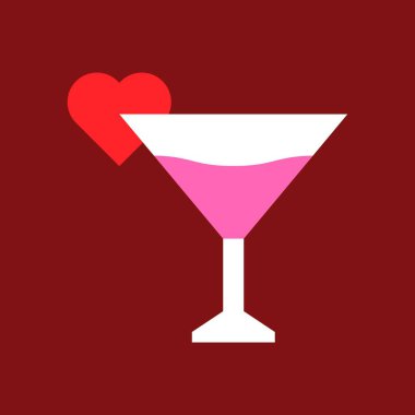 Şampanya vektör çizimi, izole edilmiş düz tasarım simgesi