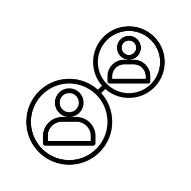 Kullanıcı bağlantısı vektörü, Dijital pazarlama çizgisi biçimi düzenlenebilir vuruş