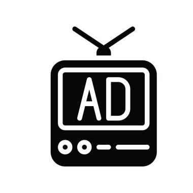 Televizyonlar ve teknoloji, ilgili TV vektörleri, sağlam stillerde.,