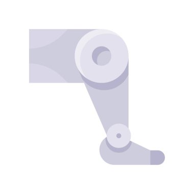 Yapay bacak vektörü, Yapay düz biçim simgesi