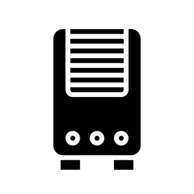 Hava Temizleyici vektör çizimi, izole edilmiş katı tasarım simgesi