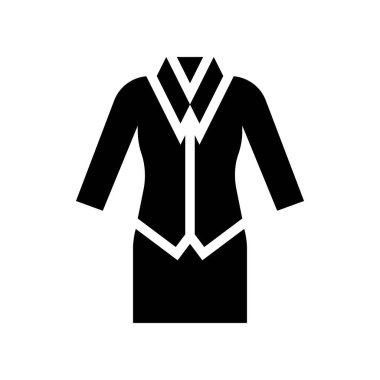 Kadınlar vektör illüstrasyonu, katı tasarım simgesi