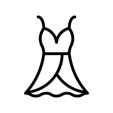 Kadınlar vektör illüstrasyonu, çizgi tasarımı simgesi