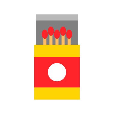 Eşleştirme vektörü, Barbeküyle ilgili düz tasarım simgesi