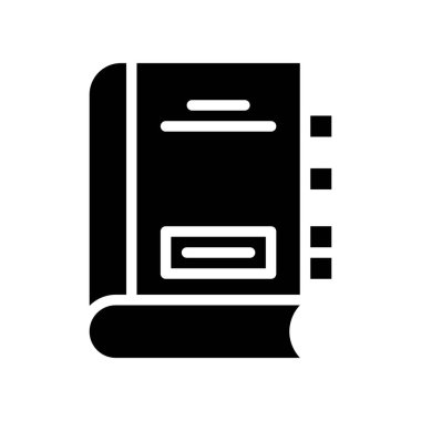 Kitap vektörü, okula sağlam tasarım simgesine geri dön