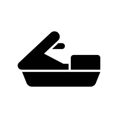 Kişisel su sanatları vektörü, Yaz Tatili ile ilgili katı biçim simgesi