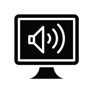 Televizyonlar, teknoloji, ilgili sesler, ve TV vektörleri, sağlam stillerde.,