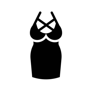 Kadınlar vektör illüstrasyonu, katı tasarım simgesi