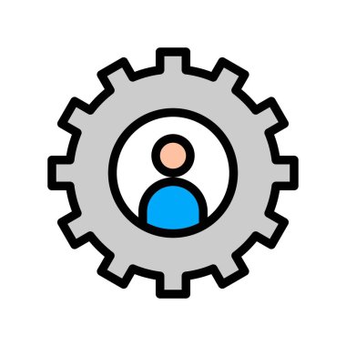 Kullanıcı ayarı vektörü, Sosyal ortam doldurulmuş biçim düzenlenebilir vuruş simgesi