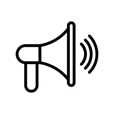 Sözcü vektörü, Sosyal medya çizgi tasarım simgesi