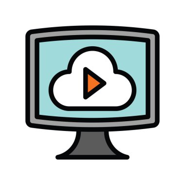 Televizyonlar ve teknoloji, ilgili TV vektörleri, düzenlenebilir vuruşlarda,