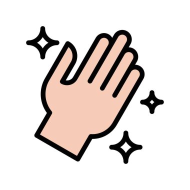 Yıka ya da hijyenle ilişkili temiz ve temiz işaret vektörüyle yıka.