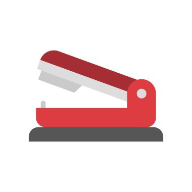 Zımba vektörü, okula düz stil simgesi