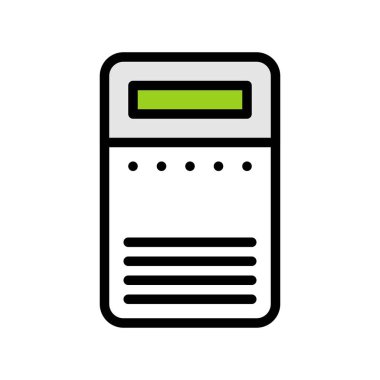 Hava Temizleyici vektör illüstrasyonu, doldurulmuş tasarım simgesi düzenlenebilir ana hatları