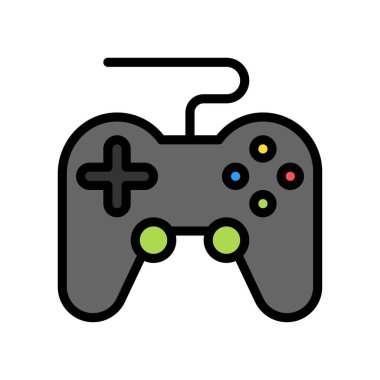 eğlence bağlantılı düğmeli oyun tahtası, artı düzenlenebilir vuruşlu işaret ve kablo vektörleri