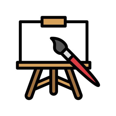 Sanat vektörü, okul dolu tasarım simgesine geri dön