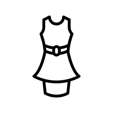 Kadınlar vektör illüstrasyonu, çizgi tasarımı simgesi