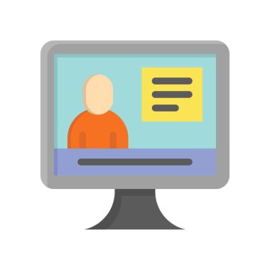 Televizyonlar, teknoloji, ilgili TV vektörleri, düz tasarımlar.,