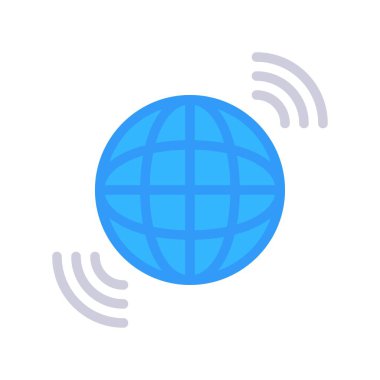 Hologram vektör çizimi, gelecekteki teknoloji düz tasarım simgesi