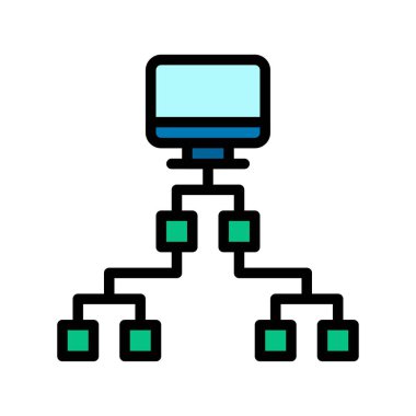 Düzenlenebilir felçli sunucu vektörüne bağlı tele-iş ya da telekomünikasyon bağlantılı bilgisayar