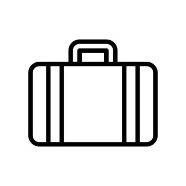 Yaz plajı ya da tatille ilgili yaz plaj çantası ya da çizgili şerit vektör taşıyan valiz