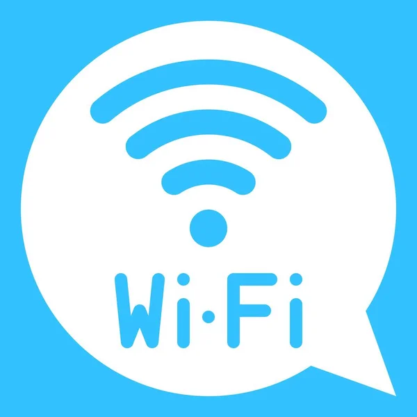 Wifi符号图标 无线局域网矢量图解 — 图库矢量图片