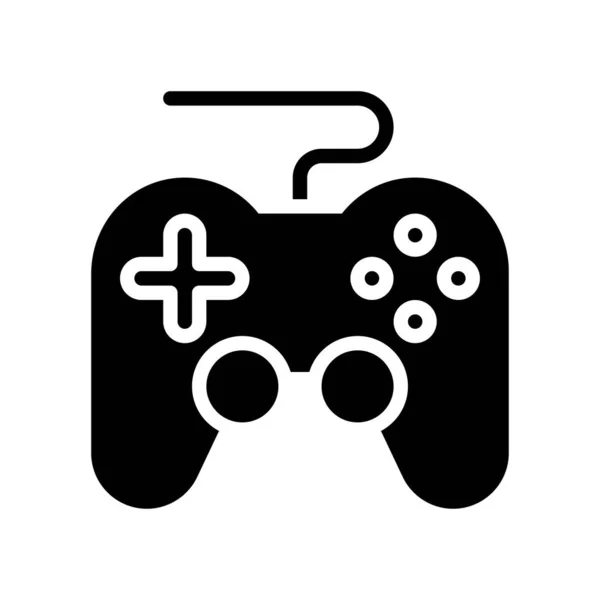 ボタン付きエンターテイメント関連のゲームプレイボードに加え ソリッドデザインのサインとワイヤベクトル — ストックベクタ