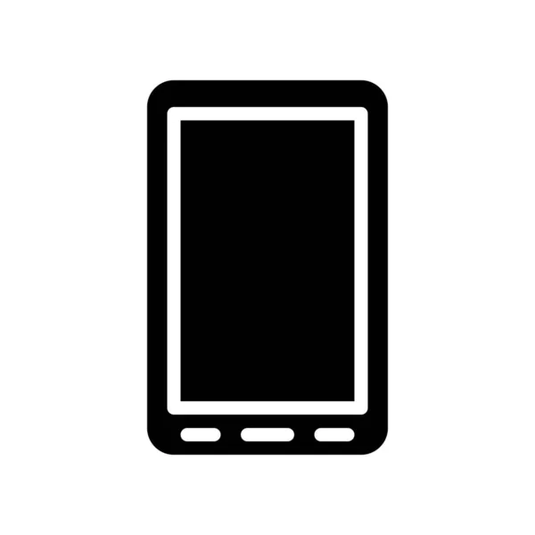Vecteur Téléphone Portable Icône Conception Solide Appareil Électronique — Image vectorielle