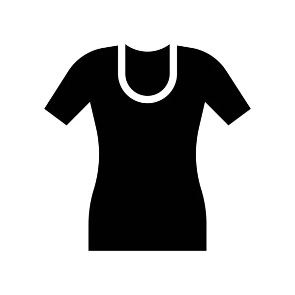 Frauen Kleid Vektor Illustration Solides Design Symbol — Stockvektor