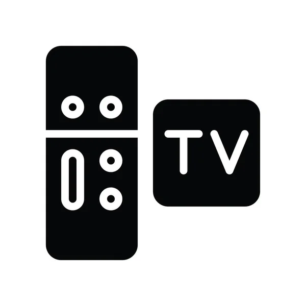 Televisions Technology Related Remotes Vectors Solid Styles — Stock Vector