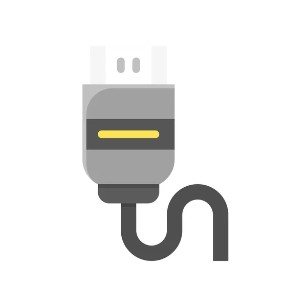 Телевізори Технології Пов Язані Векторами Usb Кабелів Плоских Конструкціях — стоковий вектор