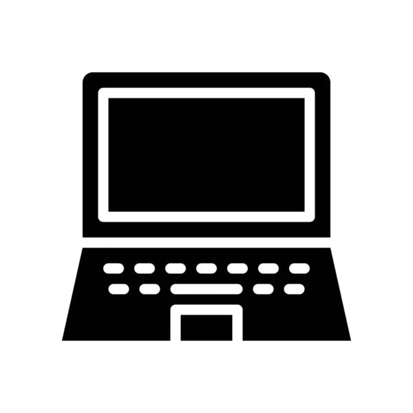Вектор Ноутбука Значок Твердого Устройства — стоковый вектор