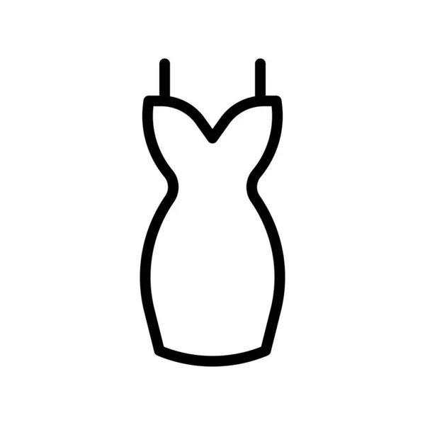 Women Dress Vector Illustration Filled Design Editable Outline Icon