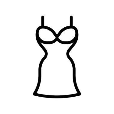 Kadınlar vektör illüstrasyonu, çizgi tasarımı simgesi