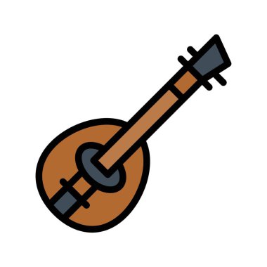 Saint Patrick müzikal gitar vektörü ile ilgili düzenlenebilir vuruş