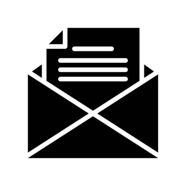 E- posta vektörü, Sosyal medya katı tasarım simgesi