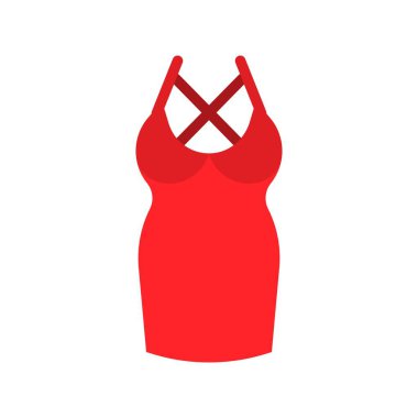 Kadınlar vektör illüstrasyonu, düz tasarım simgesi