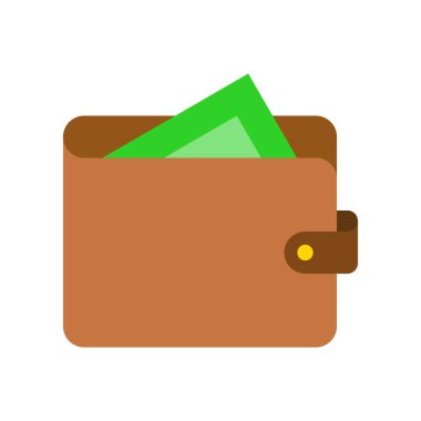 Cüzdan vektörü, Dijital pazarlama düz tasarım simgesi