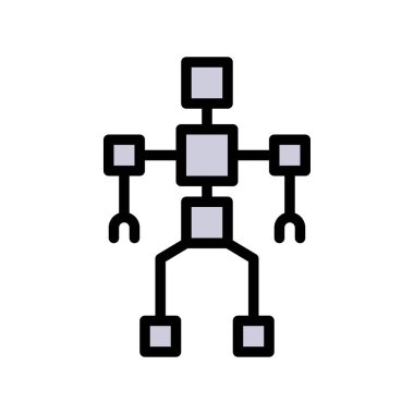 Robot şablon vektörü, Yapay olarak ilgili biçim simgesi