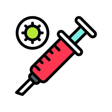 Virüs bulaşması veya koronavirüsle ilgili enjeksiyon veya düzenlenebilir felçli şırınga vektörü